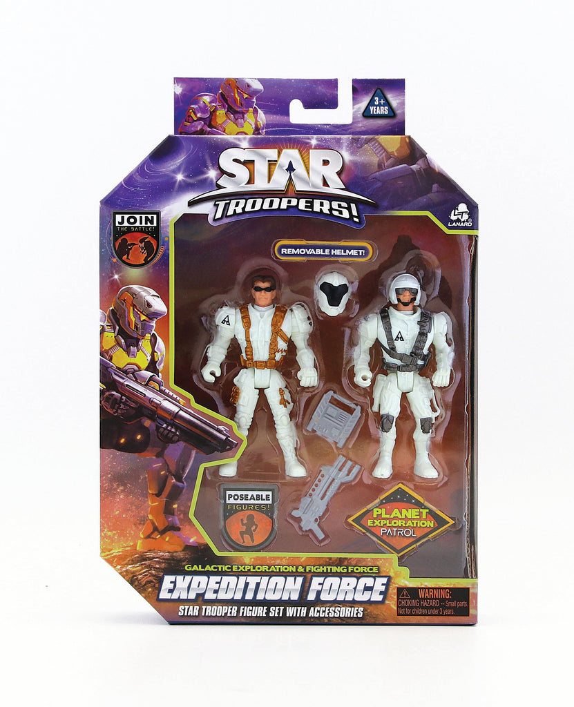 STAR TROOPERS! EXPEDITION FORCE FIGURE SET WITH ACCESSORIES SET B