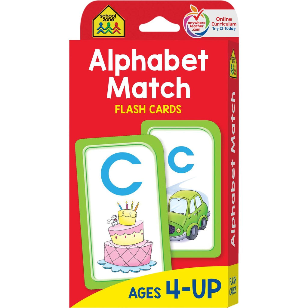 School Zone Flash Cards Alphabet Match