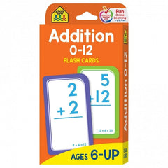 School Zone Flash Cards Addition 0-12