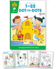 School Zone Get Ready 1-25 Dot-To-Dot Workbook