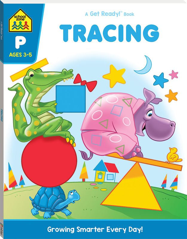 School Zone Get Ready Tracing Workbook