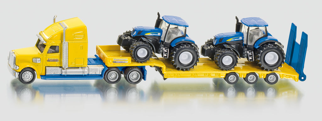 Siku 1805 1:87 Freightliner With 2 New Holland Tractors