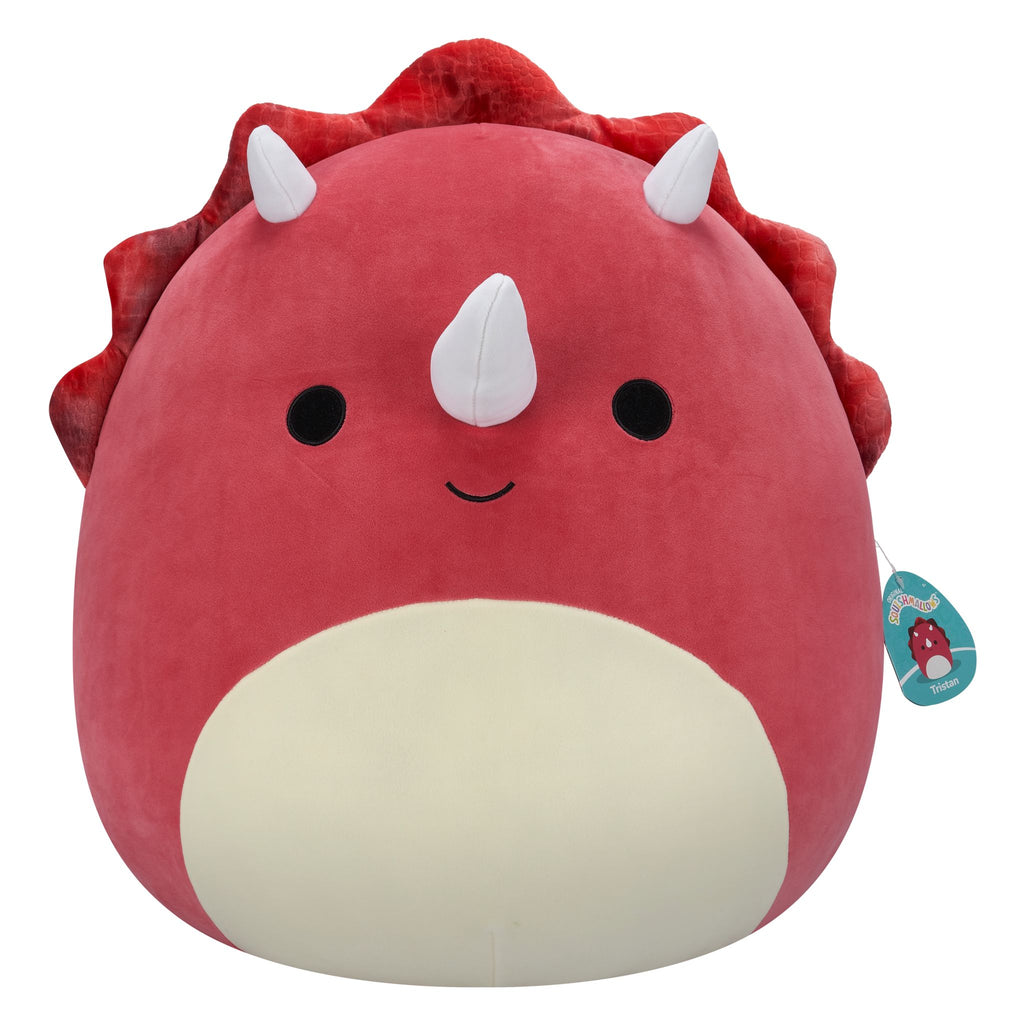 Squishmallows 20 Inch Plush Series 21 Tristan The Red Triceratops