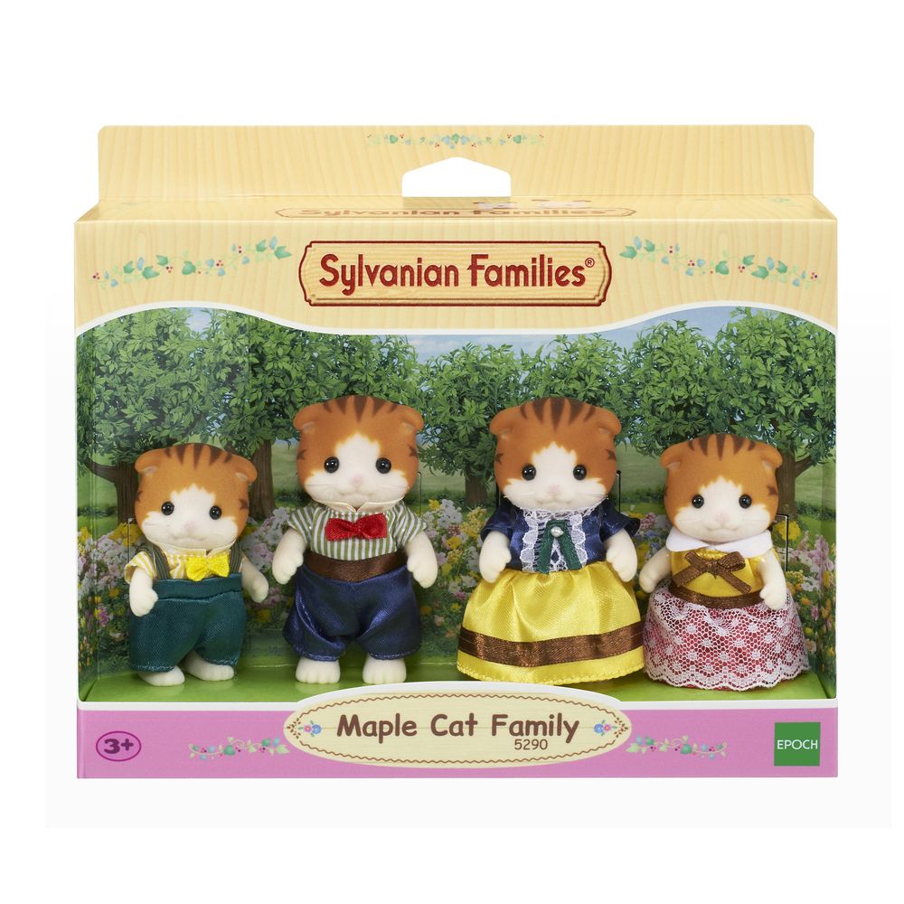 Sylvanian Families Maple Cat Family