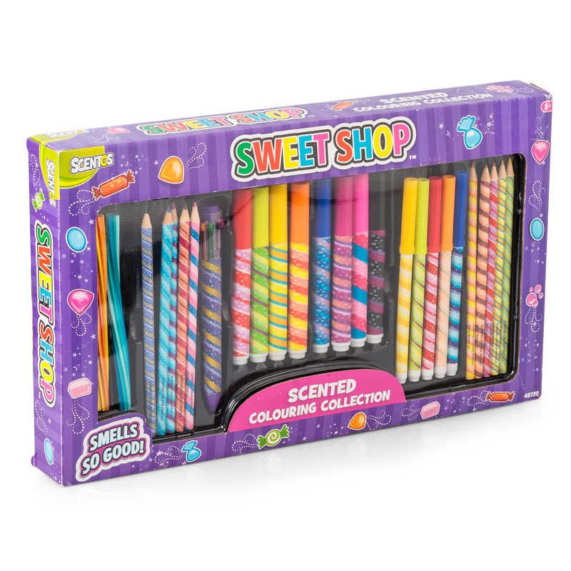 Tobar Scentos Sweet Shop Scented Colouring Set