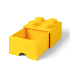 LEGO Storage Brick 4 Brick Drawer Yellow