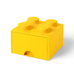 LEGO Storage Brick 4 Brick Drawer Yellow