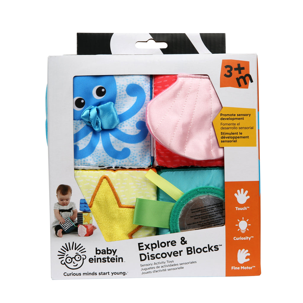 BABY EINSTEIN EXPLORE & DISCOVER SOFT BLOCKS