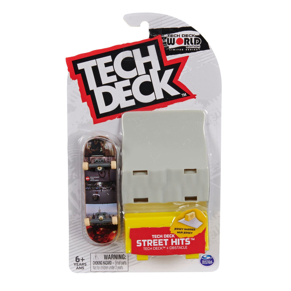 Tech Deck Street Hits Jersey Barrier