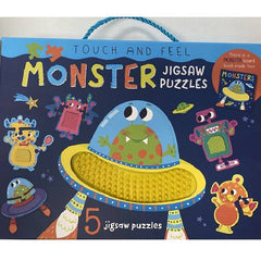 TOUCH AND FEEL MONSTER JIGSAW PUZZLE BOXSET