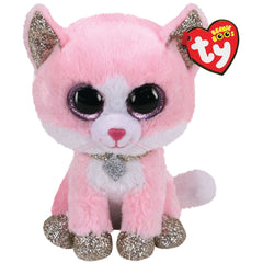 Ty Beanie Boo Regular - Fiona Pink Cat