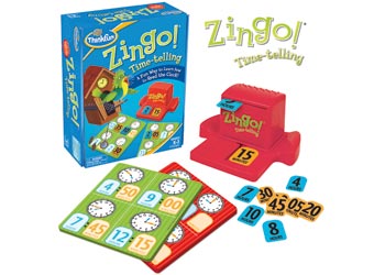 ThinkFun Zingo! Time-Telling Game