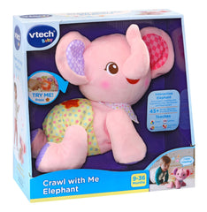 VTech Baby Crawl With Me Elephant Pink