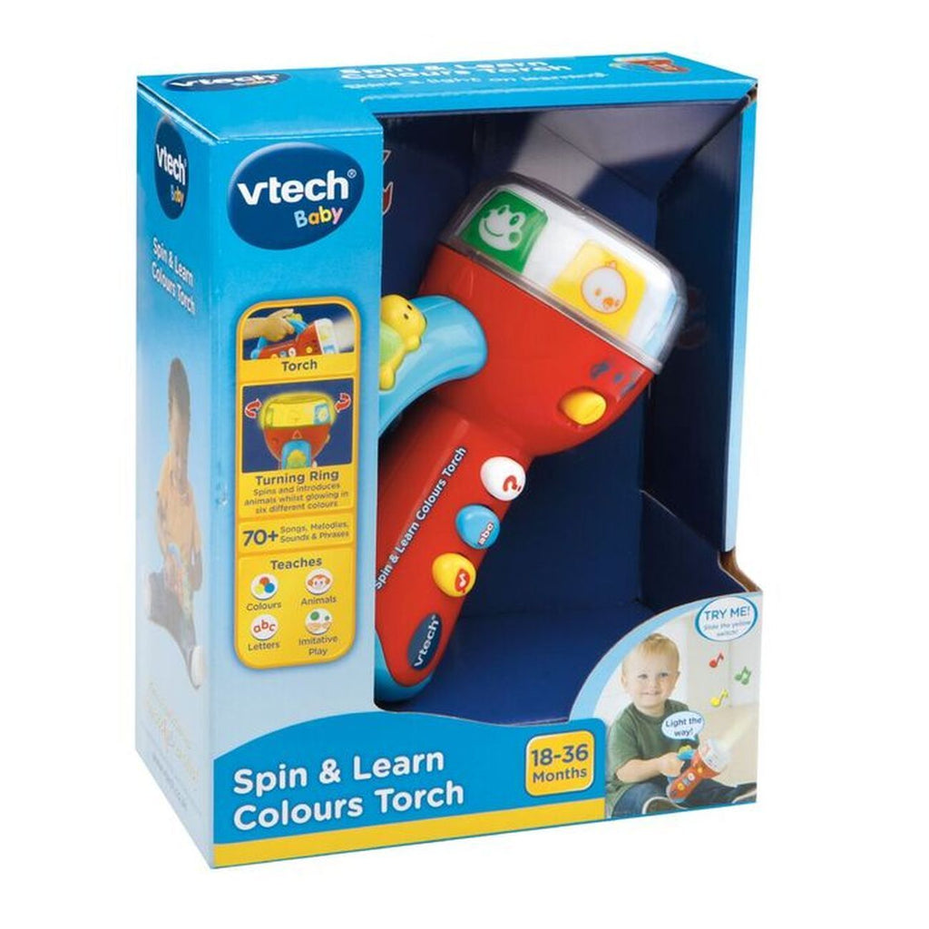 VTech Baby Spin & Learn Colours Torch