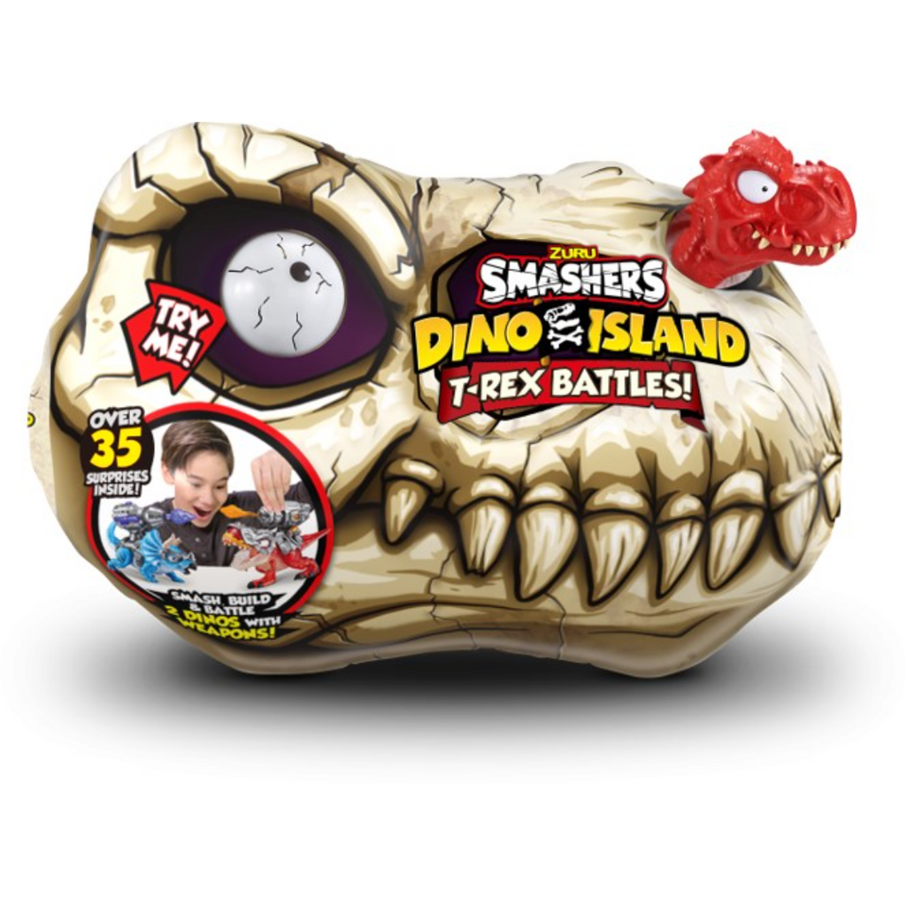 ZURU Smashers Dino Island T Rex Battle Playset