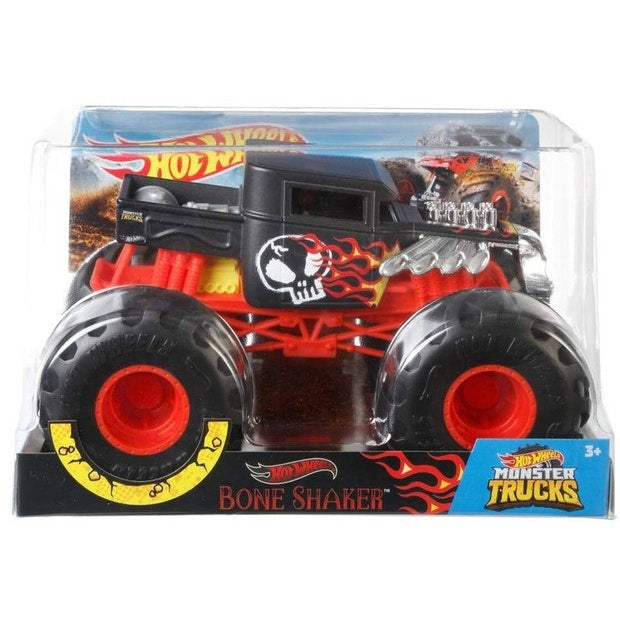 Hot Wheels 1:24 Monster Trucks Bone Shaker Black/Red