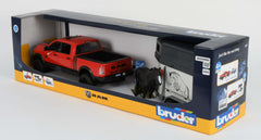 Bruder Ram Power Wagon With Horse Float