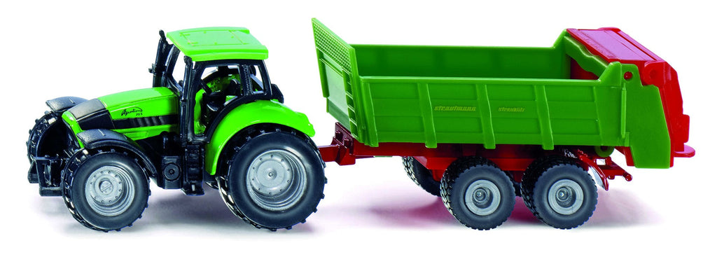 Siku 1673 Tractor With Universal Manure Spreader